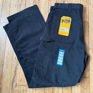 Black Carhartt relaxed fit twill utility work pant